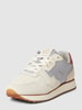 Gant Sneakers met contrastgarnering, model 'Bevinda' Lichtgrijs