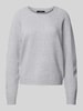 Vero Moda Weicher Pullover mit Glitzerfaden Modell 'DOFFYSHINE' Hellgrau