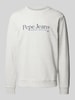 Pepe Jeans Sweatshirt mit Label-Print Modell 'SEAN' Hellgrau