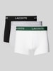 Lacoste Boxershort met elastische band in een set van 3 stuks Zilver gemêleerd