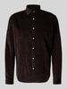 MCNEAL Vrijetijdsoverhemd met knoopsluiting Chocoladebruin