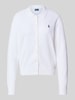 Polo Ralph Lauren Cardigan mit Umlegekragen und Logo-Stitching Weiss