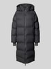 Neo Noir Steppmantel mit Kapuze Modell 'Viviana' Anthrazit