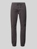 Tommy Jeans Slim fit chino van katoenmix Antraciet