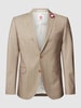 CG - Club of Gents Slim fit 2-knoops colbert met sierdetail Beige