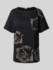 Esprit T-shirt met gebloemd motief Zwart