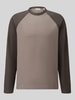 ONLY & SONS relaxed fit shirt met lange mouwen van pure katoen model 'HEATON' Olijfgroen