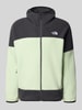The North Face Kurtka z polaru z kapturem i wyhaftowanym logo Czarny