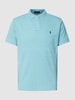 Polo Ralph Lauren Poloshirt mit Label-Stitching Eisblau