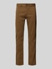 BOSS Orange Slim Fit Chino mit seitlichen Eingrifftaschen Khaki