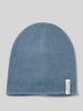 Marc O'Polo Mütze aus Schurwoll-Kaschmir-Mix Hellblau