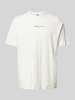 Tommy Jeans T-Shirt mit Label-Stitching Offwhite