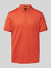 JOOP! Collection Regular fit poloshirt met korte knoopsluiting, model 'Blake' Roestrood