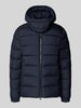 SAVE THE DUCK Kurtka pikowana z odpinanym kapturem model ‘BORIS’ Granatowy