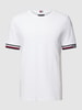 Tommy Hilfiger T-Shirt mit Kontraststreifen Weiss