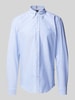 BOSS Regular Fit Business-Hemd mit Button-Down-Kragen Modell 'Roan' Bleu