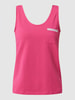 Esprit Top mit Brusttasche  Fuchsia