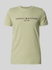 Tommy Hilfiger Slim Fit T-Shirt aus reiner Baumwolle Mint