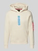 Alpha Industries Hoodie met labelprint Beige