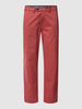 Christian Berg Men Straight Fit Chino mit Stretch-Anteil Rostrot
