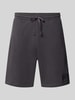 GAP Straight Fit Shorts mit Logo-Stitching Modell 'Heritage' Anthrazit