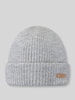 Barts Beanie mit Label-Patch Modell 'Witzia' Silber Melange