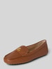 Lauren Ralph Lauren Loafers met logo-applicatie, model 'BARNSBURY' Cognac