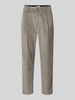 Drykorn Spodnie sztruksowe z wpuszczanymi kieszeniami w stylu francuskim Średnioszary