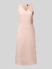 BOSS Orange Midi-jurk met V-hals, model 'Dasico' Lichtroze