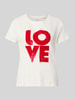 Pepe Jeans Regular Fit T-Shirt aus reiner Baumwolle Modell 'BEATRISA' Weiss