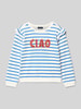 Blue Seven Sweatshirt mit gerippten Abschlüssen Offwhite