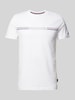 Tommy Hilfiger T-Shirt mit Label-Print Weiss