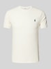 Polo Ralph Lauren T-Shirt mit Label-Stitching Offwhite