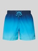 MCNEAL Relaxed Fit Badeshorts mit Logo-Stitching Marine