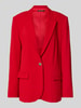 Swing Blazer met reverskraag Rood