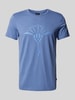 JOOP! Collection T-shirt met logoprint, model 'Alerio' Oceaanblauw