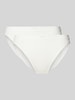 Sloggi Slip mit Label-Print im 2er-Pack Modell 'Ease' Offwhite