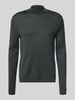 Tiger Of Sweden Gebreide pullover van merinowol met opstaande kraag, model 'Tern' Groen