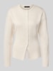 VERO MODA Gebreid jack met ronde hals Ecru
