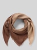 CK Calvin Klein Sjaal van puur modal model 'GRADIENT EMBLEM SQUARE' Beige