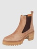 ALPE Chelsea Boots aus Veloursleder Camel