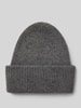 Profuomo Beanie mit breiter Krempe Anthrazit
