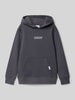 Garcia Regular Fit Hoodie mit Känguru-Tasche Graphit