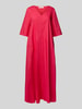 Christian Berg Woman Tunikakleid mit V-Ausschnitt und Eingrifftaschen Fuchsia