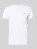 Pepe Jeans Slim Fit T-Shirt aus Baumwoll-Mix Modell 'ORIGINAL BASIC 3' Weiss