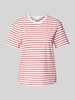Vila T-Shirt mit Rundhalsausschnitt Modell 'NORA' Hellrot