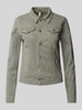 Soyaconcept Jeansjacke mit Brustpattentaschen Modell 'Erna' Khaki