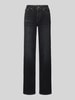 Raffaello Rossi Wide leg jeans in 5-pocketmodel, model 'KIRA' Antraciet