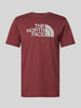 The North Face T-Shirt mit Label-Print Modell 'EASY' Bordeaux