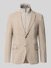 Manuel Ritz Slim Fit Sakko mit Viskose-Anteil Beige